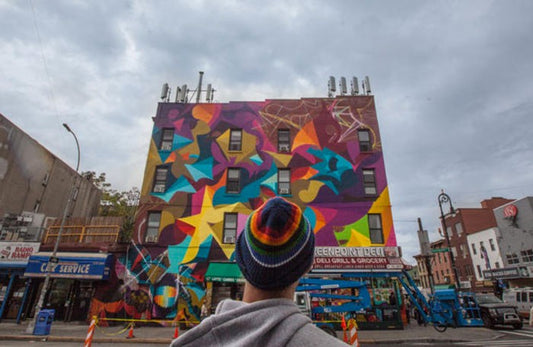 Ola Kalnins Brightens Up Greenpoint NYC