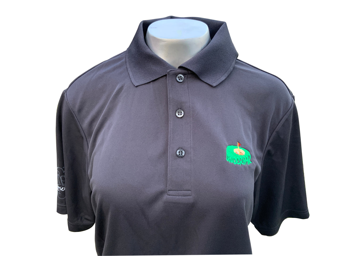 "Under PAR" - Athletic Polo - Grey